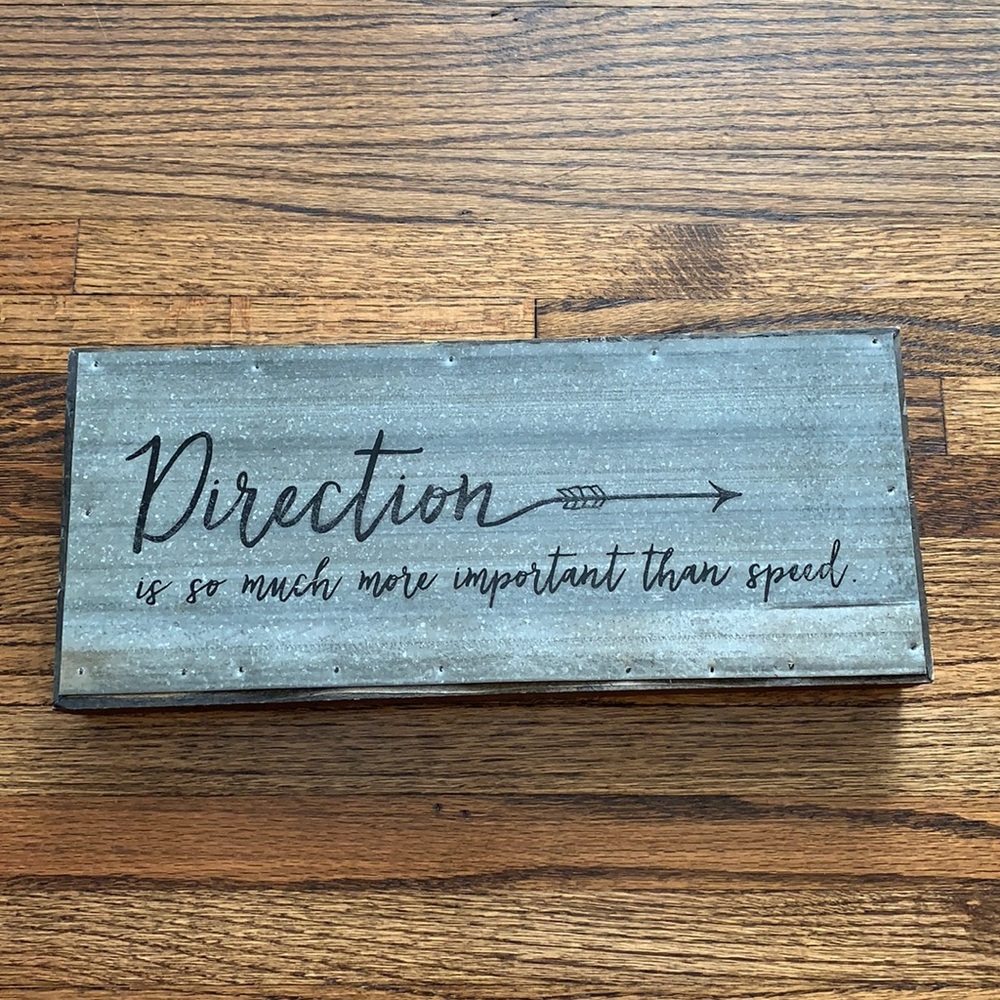 Rustic decor sign